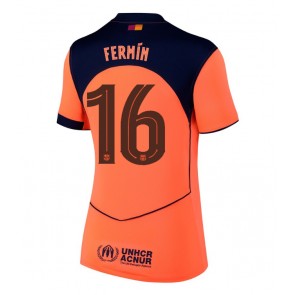 Lacne Ženy Futbalové dres Barcelona Fermin Lopez #16 2025-26 Krátky Rukáv - Tretina